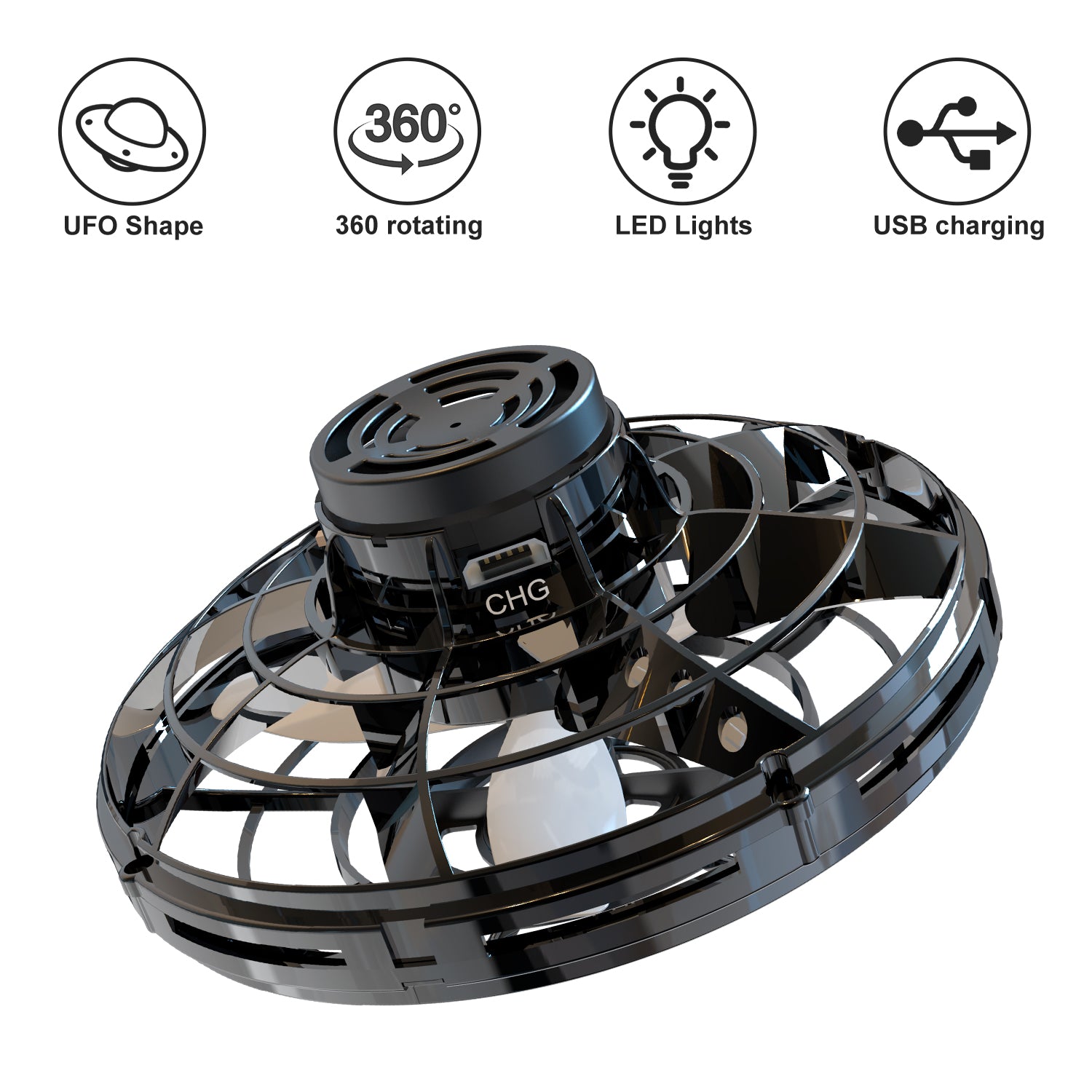 FlyNova Flying Spinner, Upgraded The Most Tricked-out Hand Drones for Kids Adults